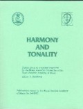 Harmony and tonality